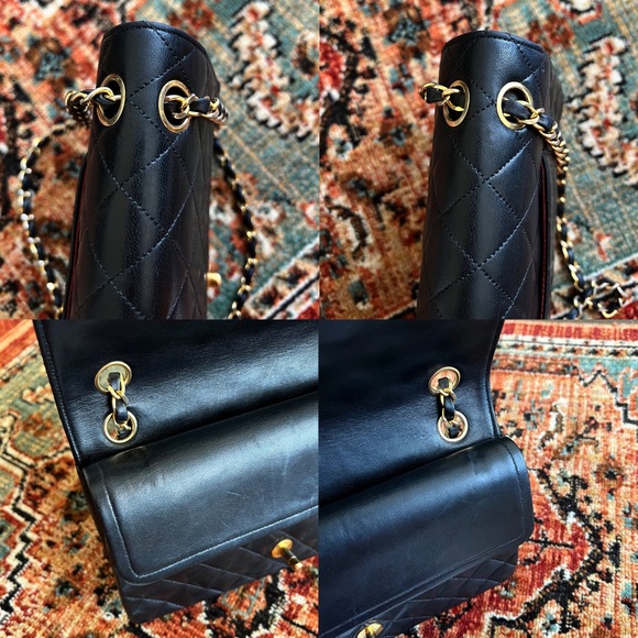 SOLD**Chanel Vintage Classic Medium Double Flap Bag - Picture 8 of 11